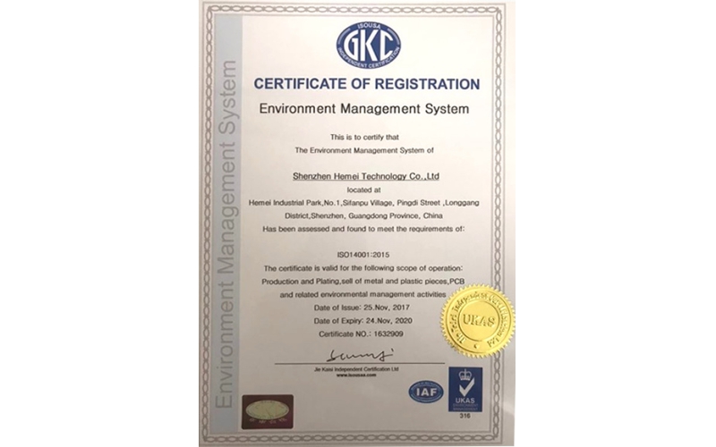 ISO14001:2015环境管理体系认证